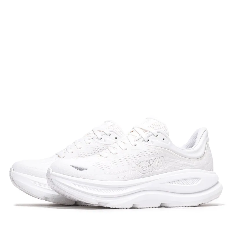 Women's Hoka Bondi 9 - White/White LightweightFabric high - end shoes