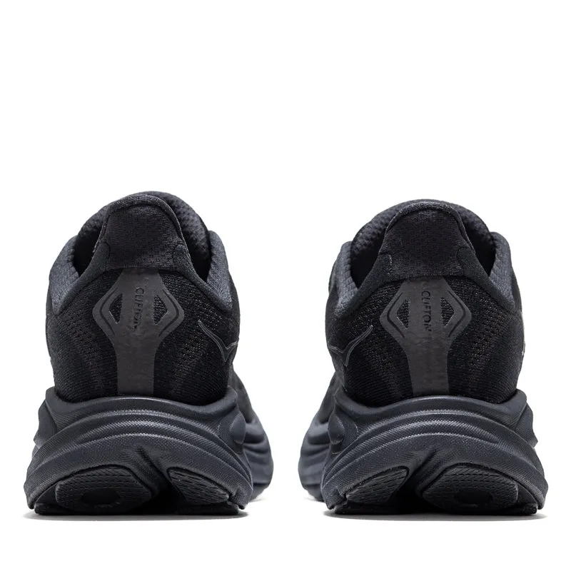 Women's Hoka Clifton 10 - Black/Black running for a way to stay balanced