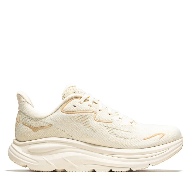 Women's Hoka Clifton 10 - Vanilla/Birch military - style shoes