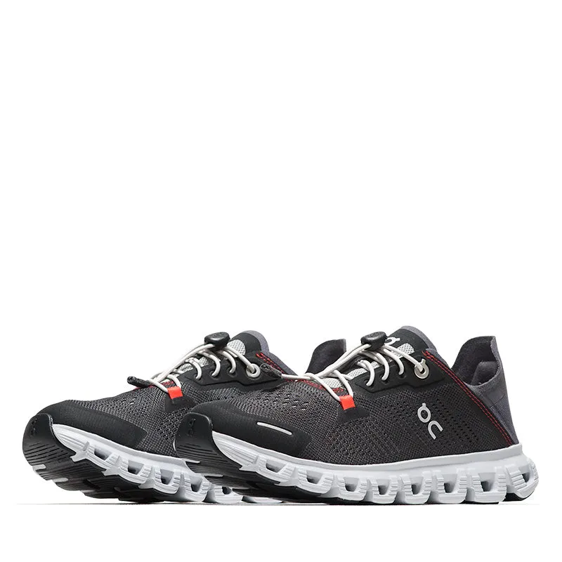 foam sole dusk run running wear Women's Mita Sneakers x On Cloud 6 - Magnet/Sand