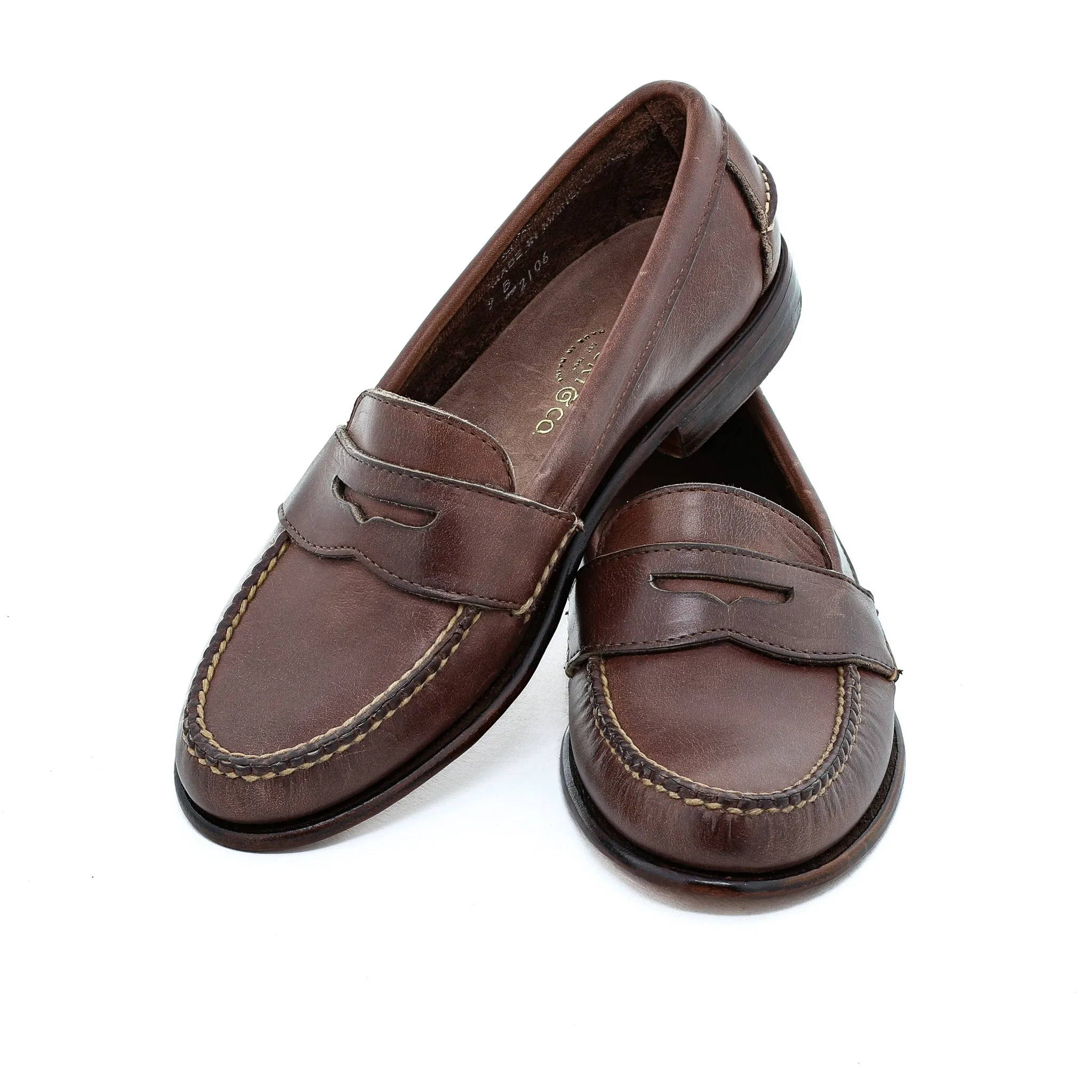 Women's Pinch Penny Loafer - Dark Brown Labrador Foot Safe Grass Lane