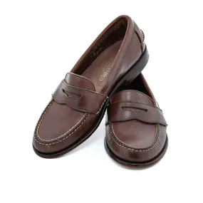 Support frame Adjustable Women's Pinch Penny Loafer - Dark Brown Labrador