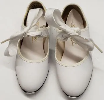 Yazmine V Jr. -- Toddler's Economy Tap Oxford -- White Arch Support Wellness Seekers