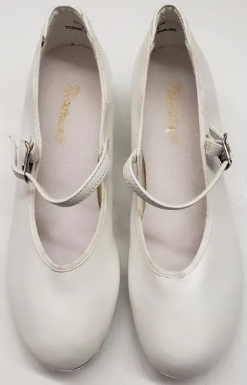 Yuna Jr. -- Children's Economy Tap Strap -- White Foot Support