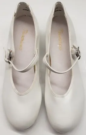 Yuna Jr. -- Children's Economy Tap Strap -- White Foot Support