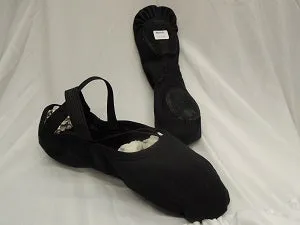 Zenith Canvas -- Split Sole Ballet -- Black Neo Pop