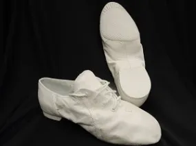 Women's Jazz Soft -- Split Sole Jazz Oxford -- White Dust Free
